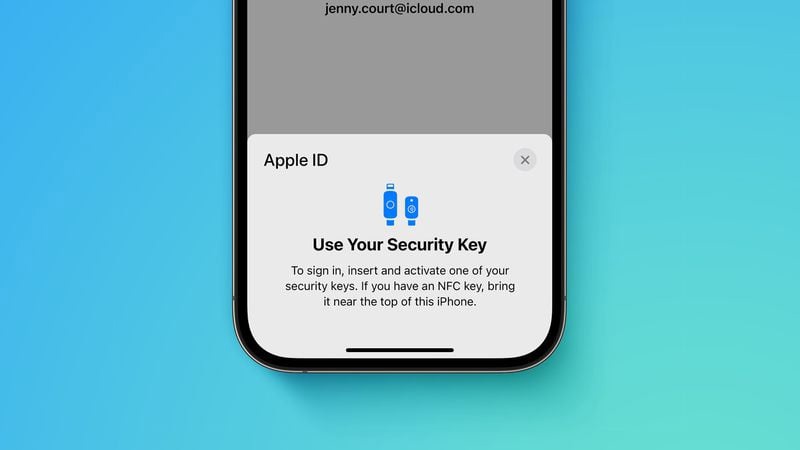 积玉口镇苹果手机维修分享iOS 16.3 新增的 Apple ID 的安全密钥有什么功能 