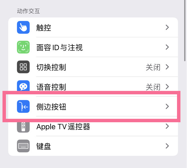 积玉口镇苹果14维修店分享iPhone14 Plus侧键双击下载功能关闭方法 